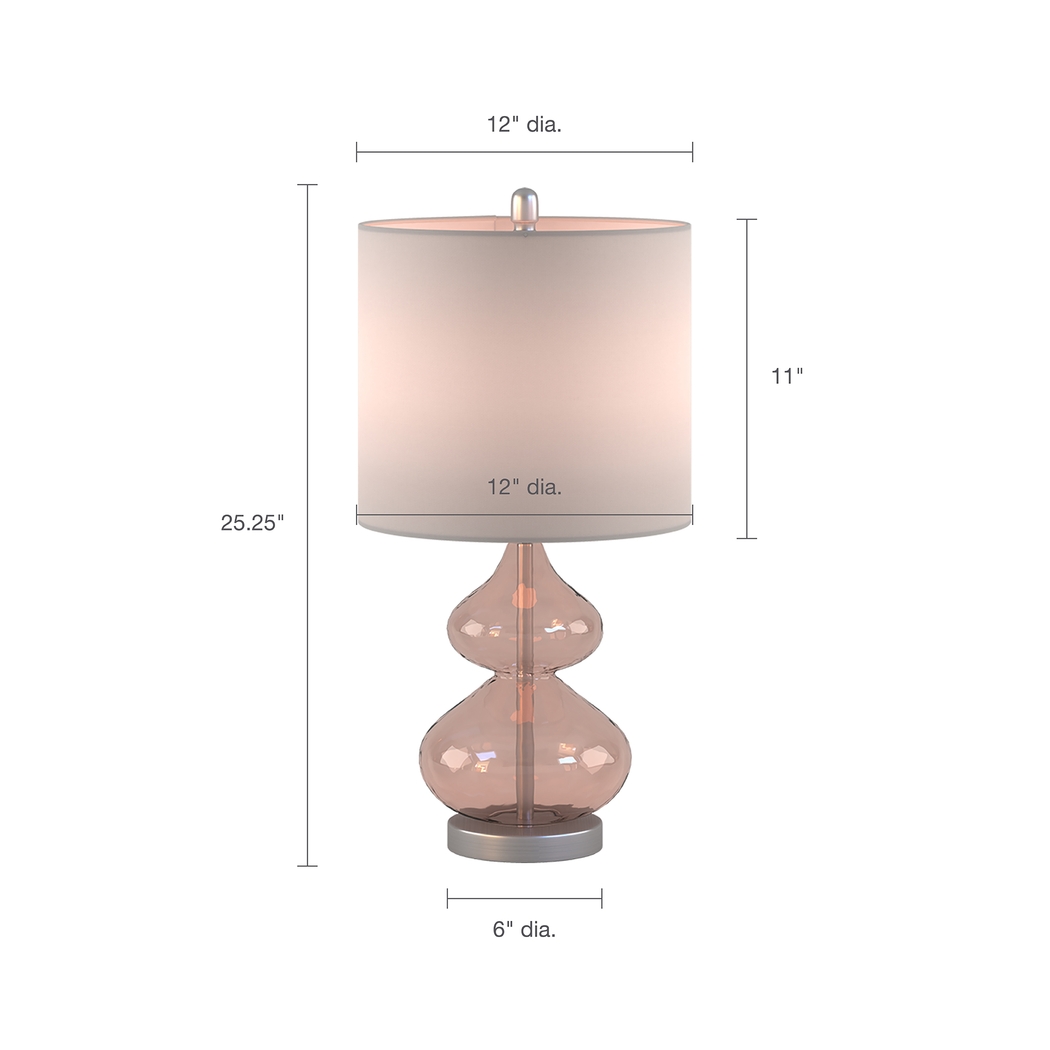 Elmsgrove Pink Table Lamps, Set of 2 - Thumbnail - Image 5