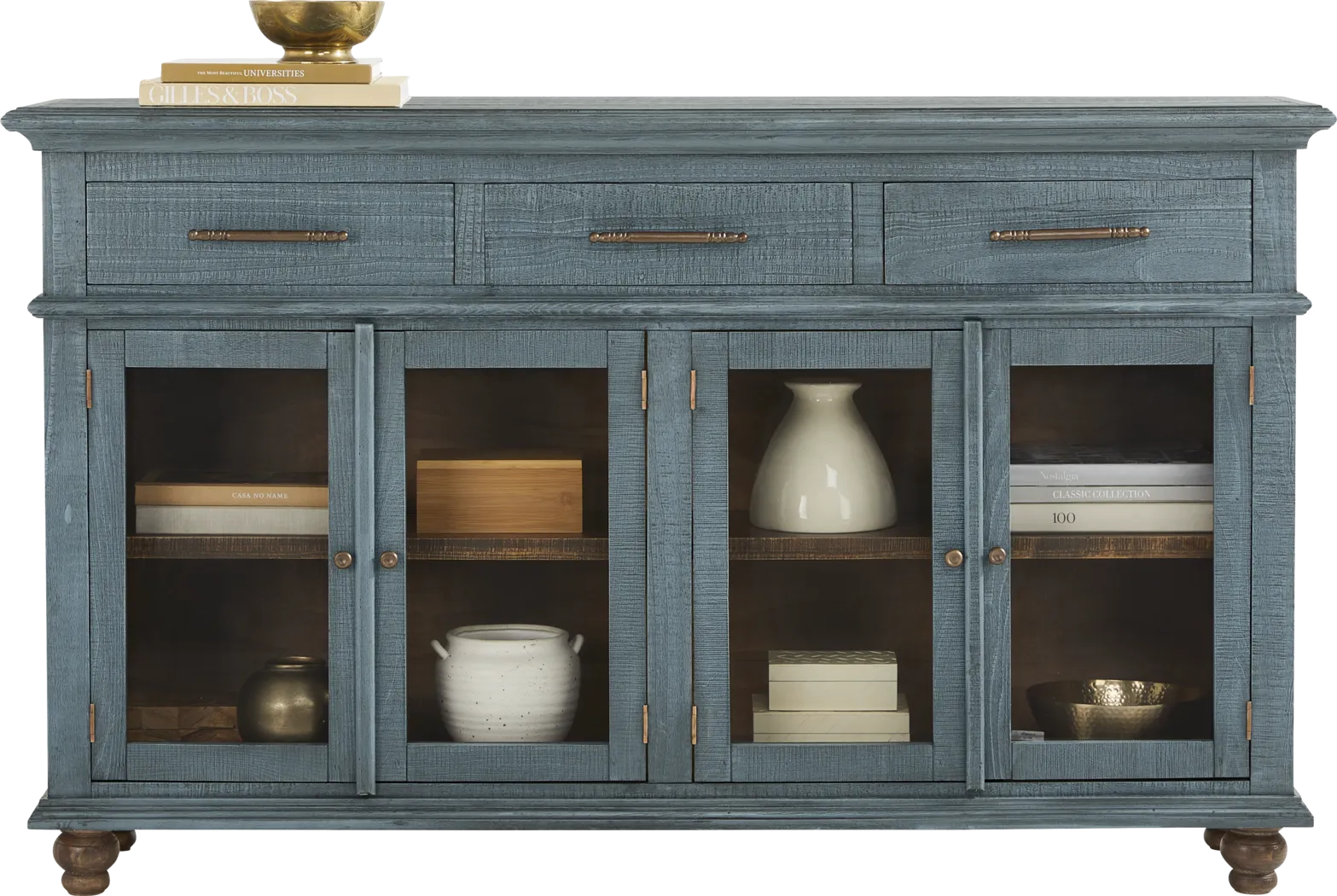 Elmstead Blue 70 in. Credenza - Image 2
