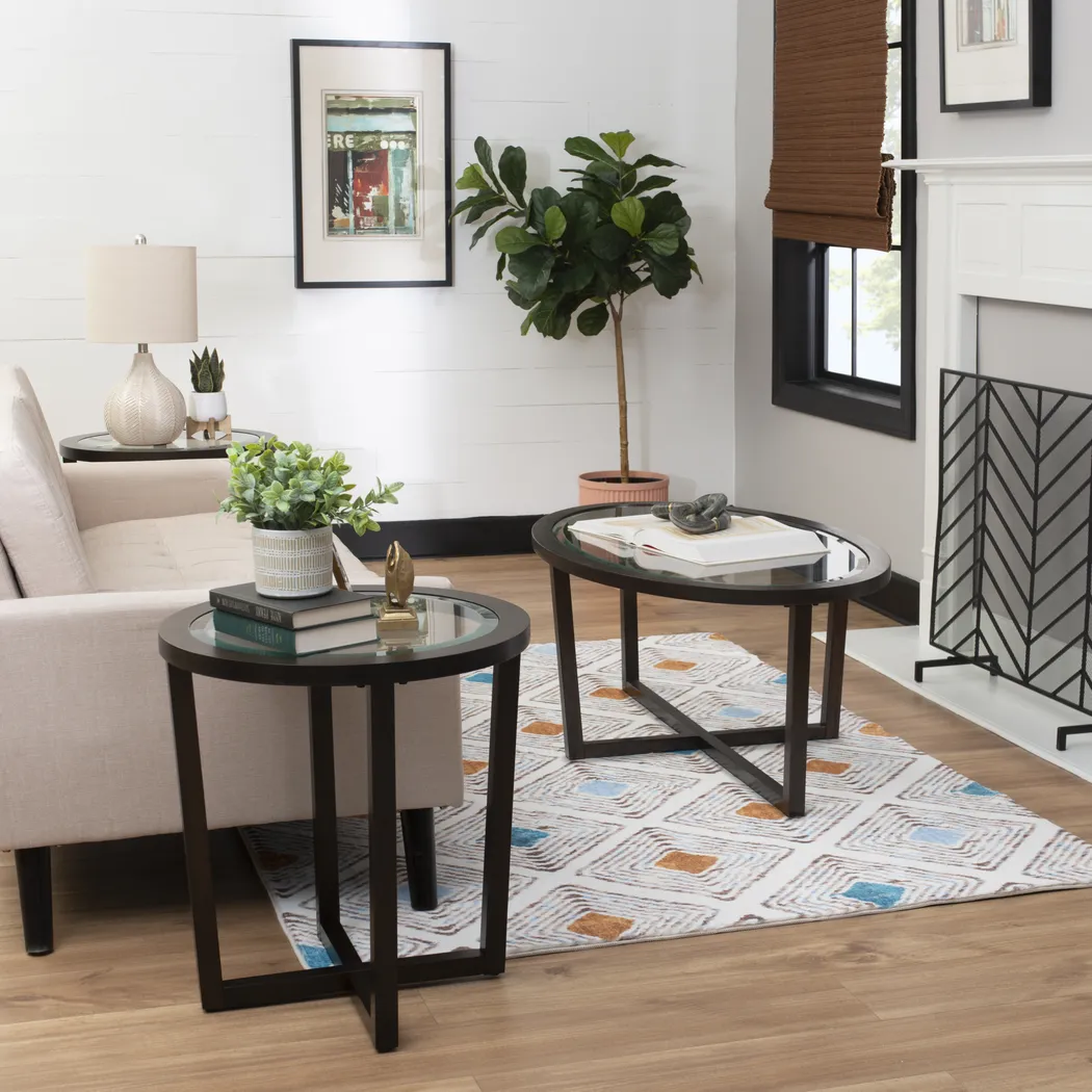 Elmtap Black 3 pc Table Set - Thumbnail - Image 3