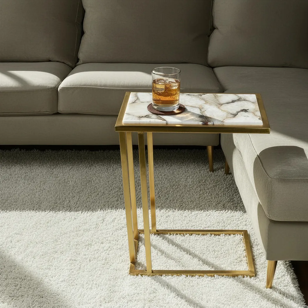 Elmtois Gold Accent Table - Thumbnail - Image 2