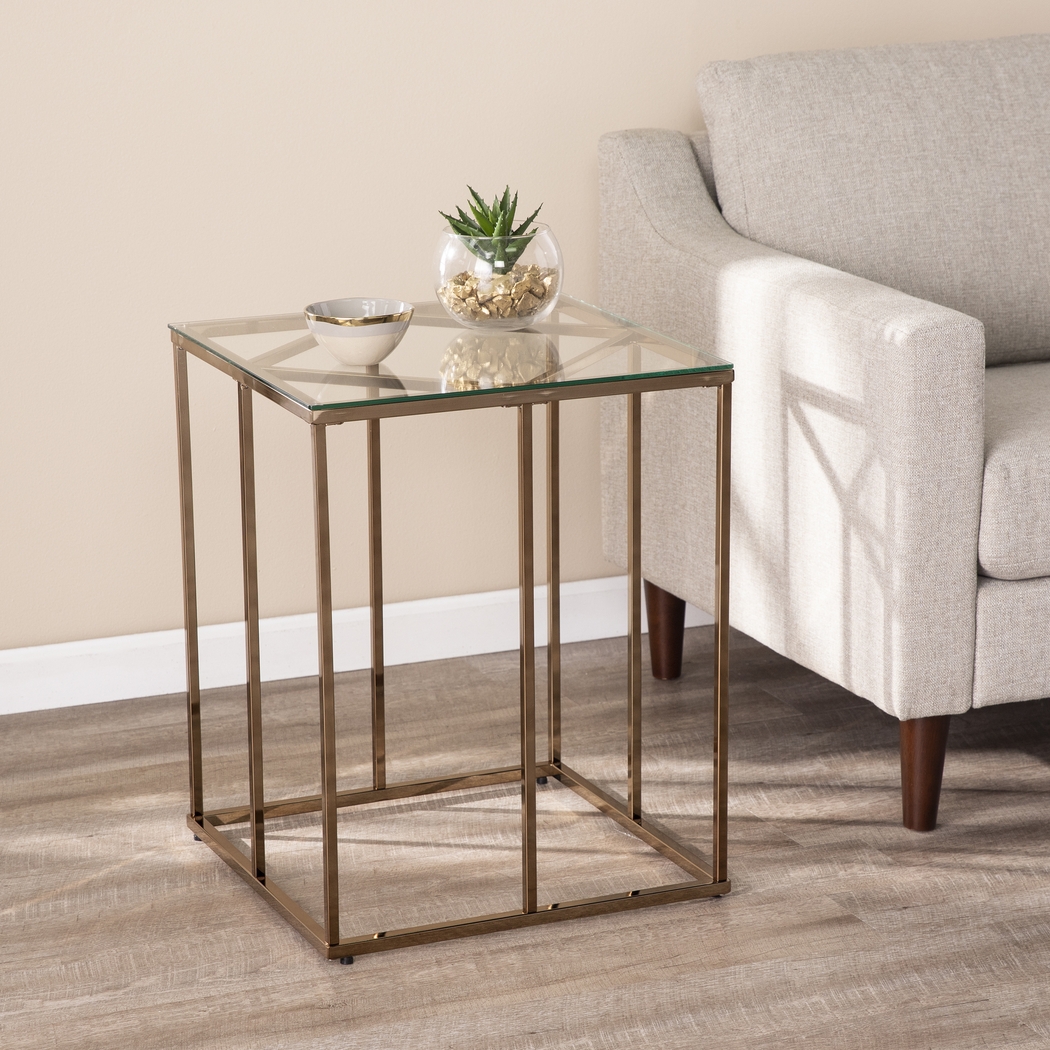 Elmway Clear End Table - Thumbnail - Image 4