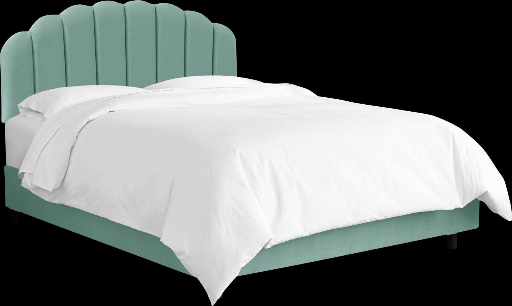Eloisan Aqua Queen Bed - Thumbnail - Image 1