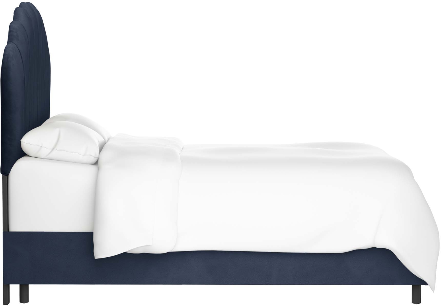 Eloisan Dark Blue King Bed - Thumbnail - Image 3