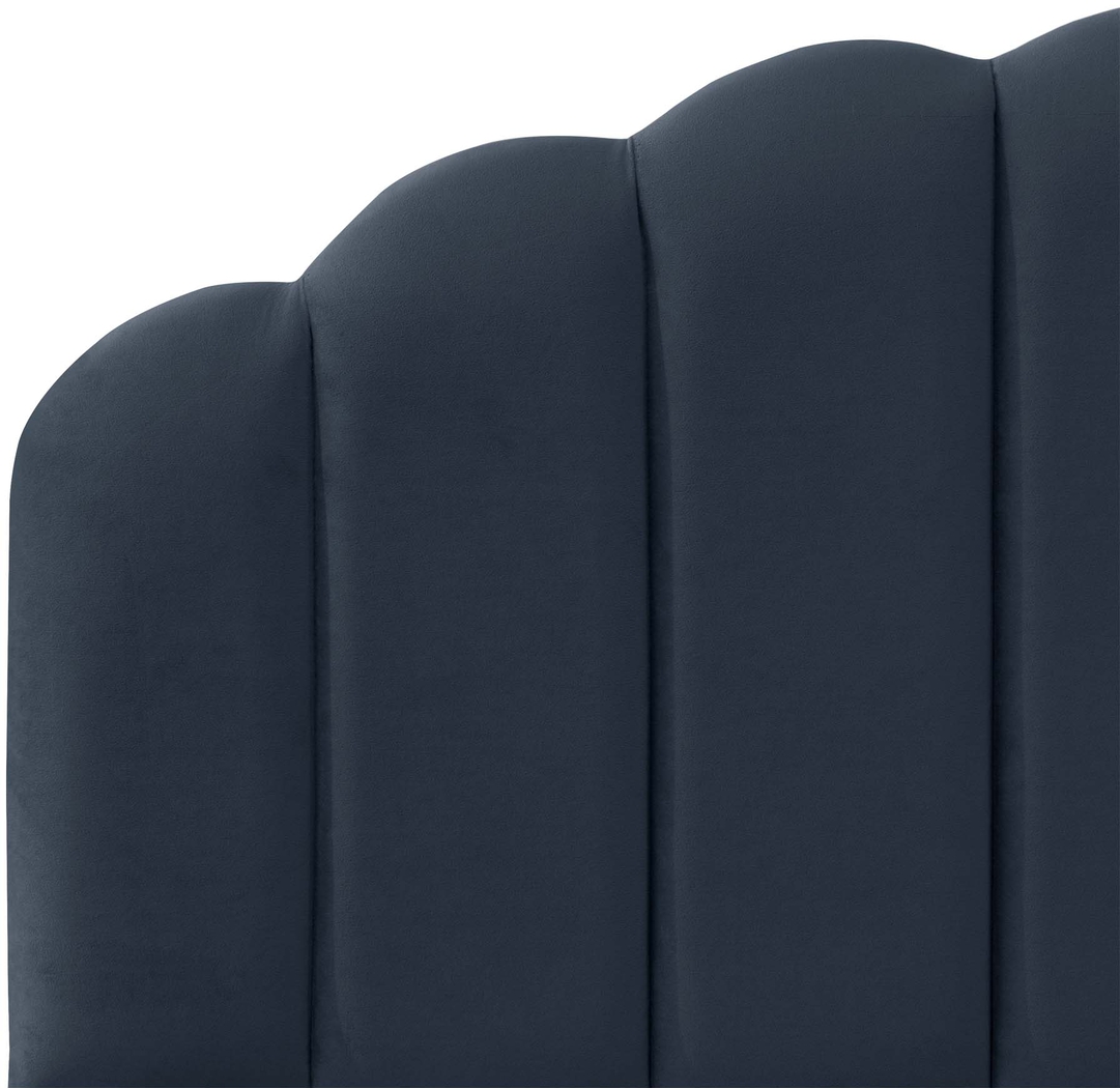 Eloisan Dark Blue King Headboard - Thumbnail - Image 4