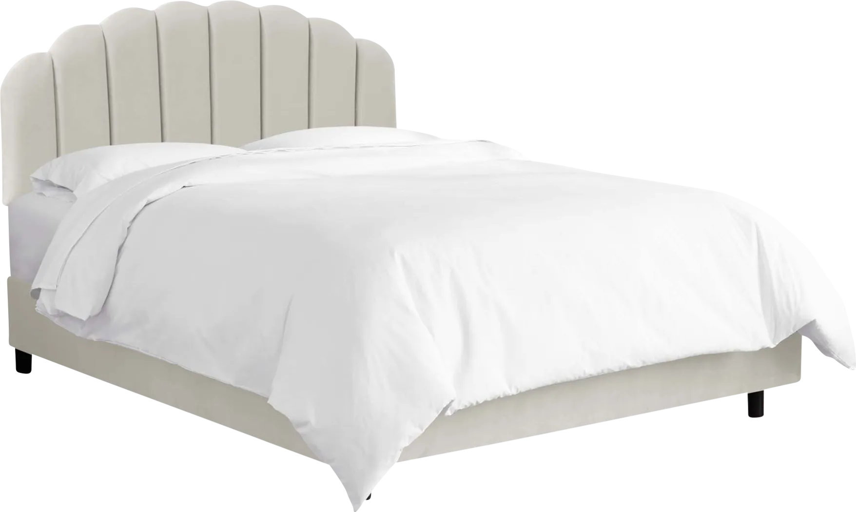 Eloisan Light Gray Full Bed - Thumbnail - Image 1