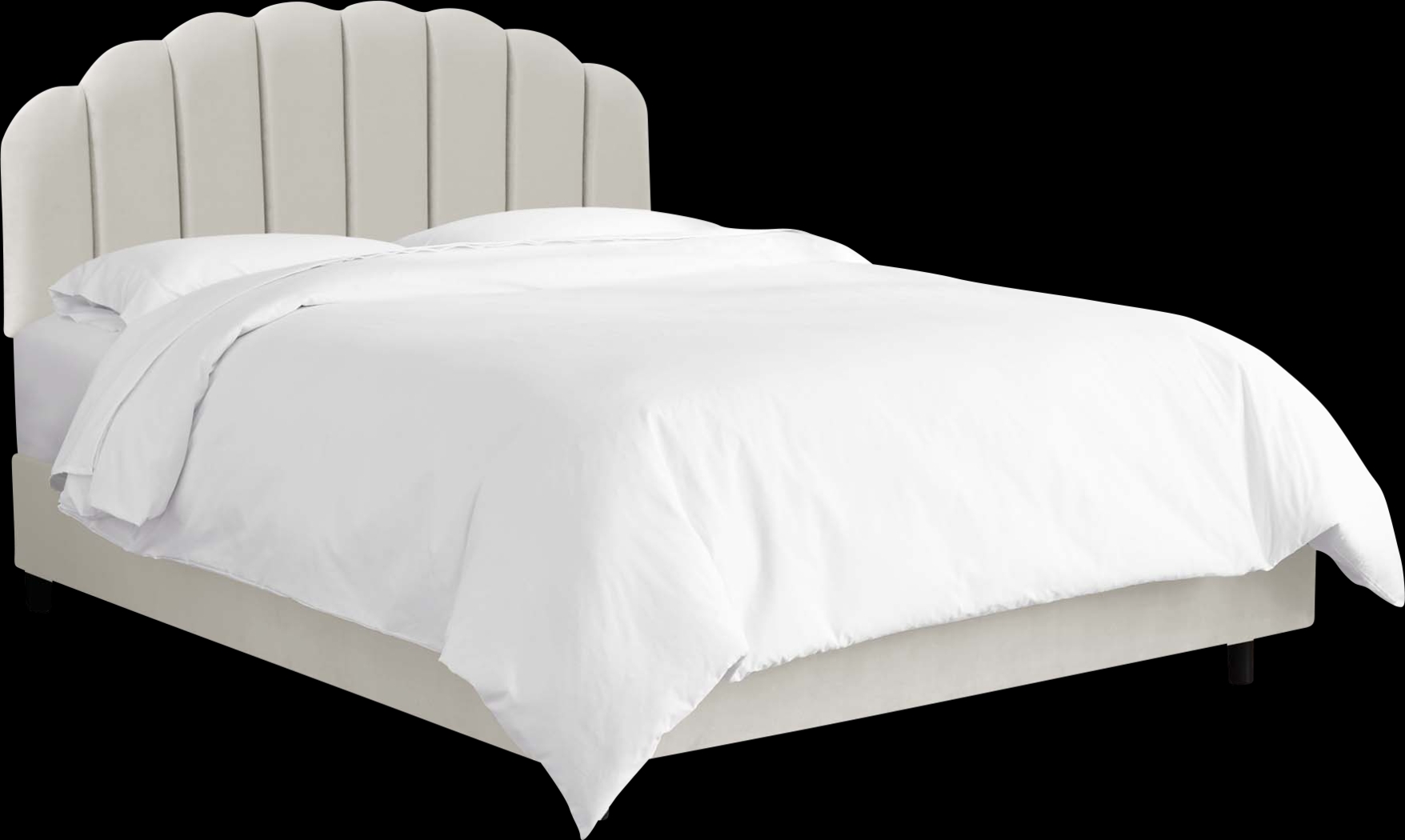 Eloisan Light Gray Queen Bed - Thumbnail - Image 1