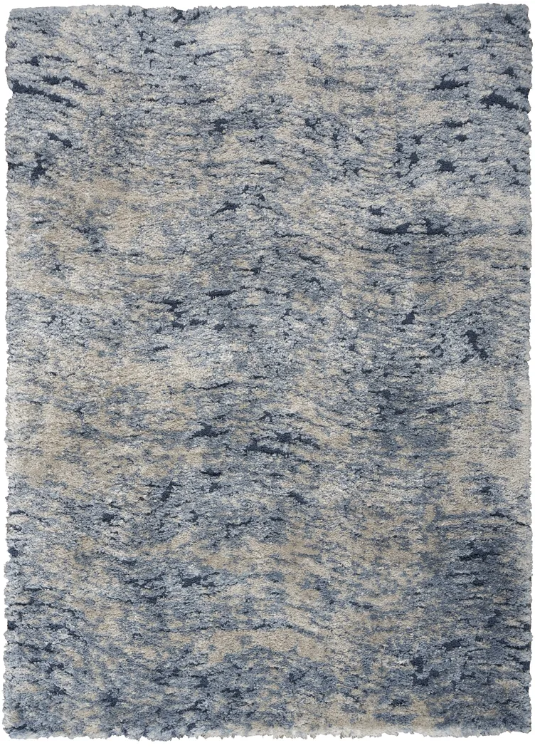 Eloise Shag Blue 9' x 12' Rug - Thumbnail - Image 1