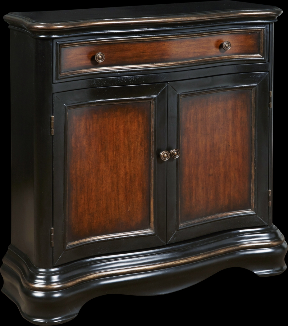 Eloisen I Black Accent Cabinet - Thumbnail - Image 1