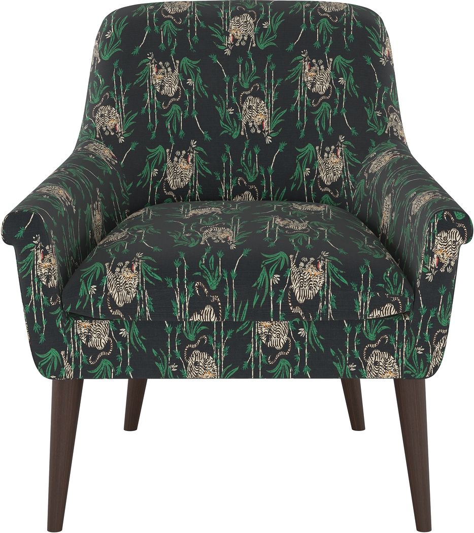 Elonian Green Accent Chair - Thumbnail - Image 2