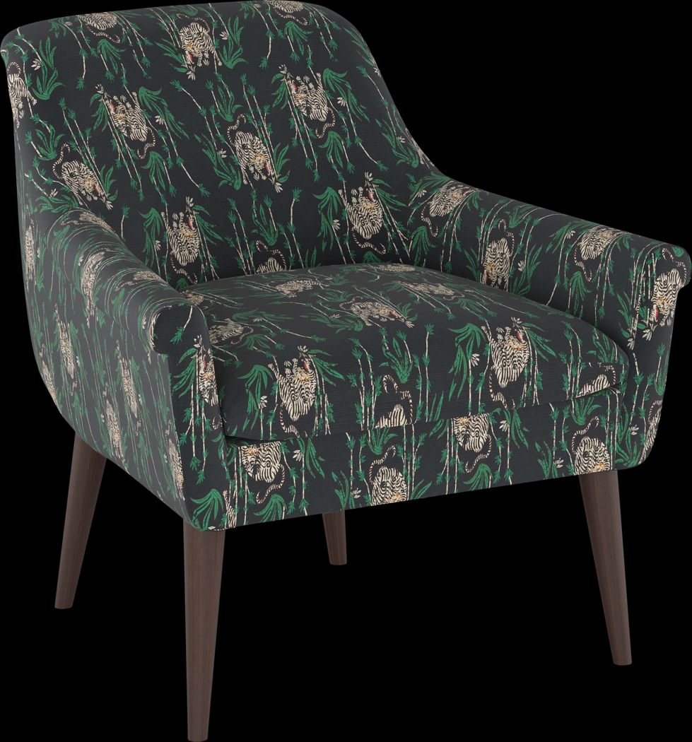 Elonian Green Accent Chair - Thumbnail - Image 1