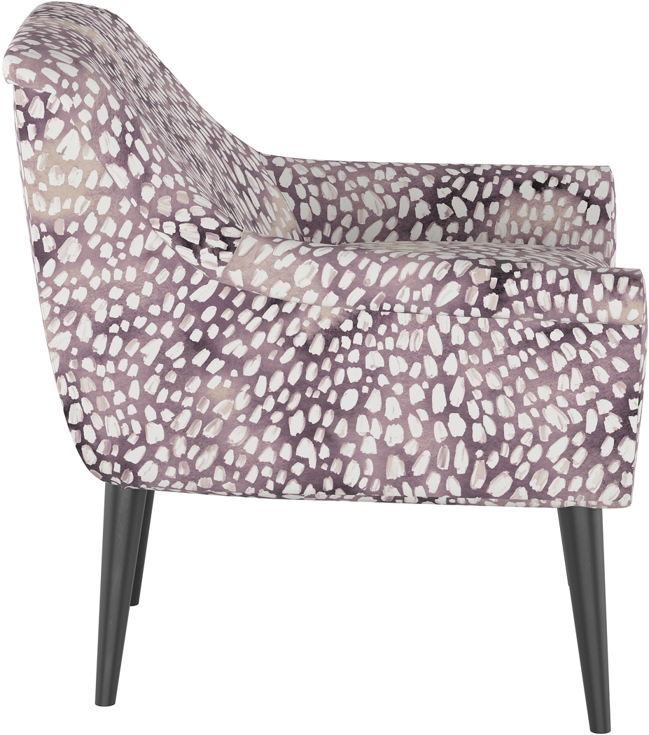 Elonian Mauve Accent Chair - Thumbnail - Image 3