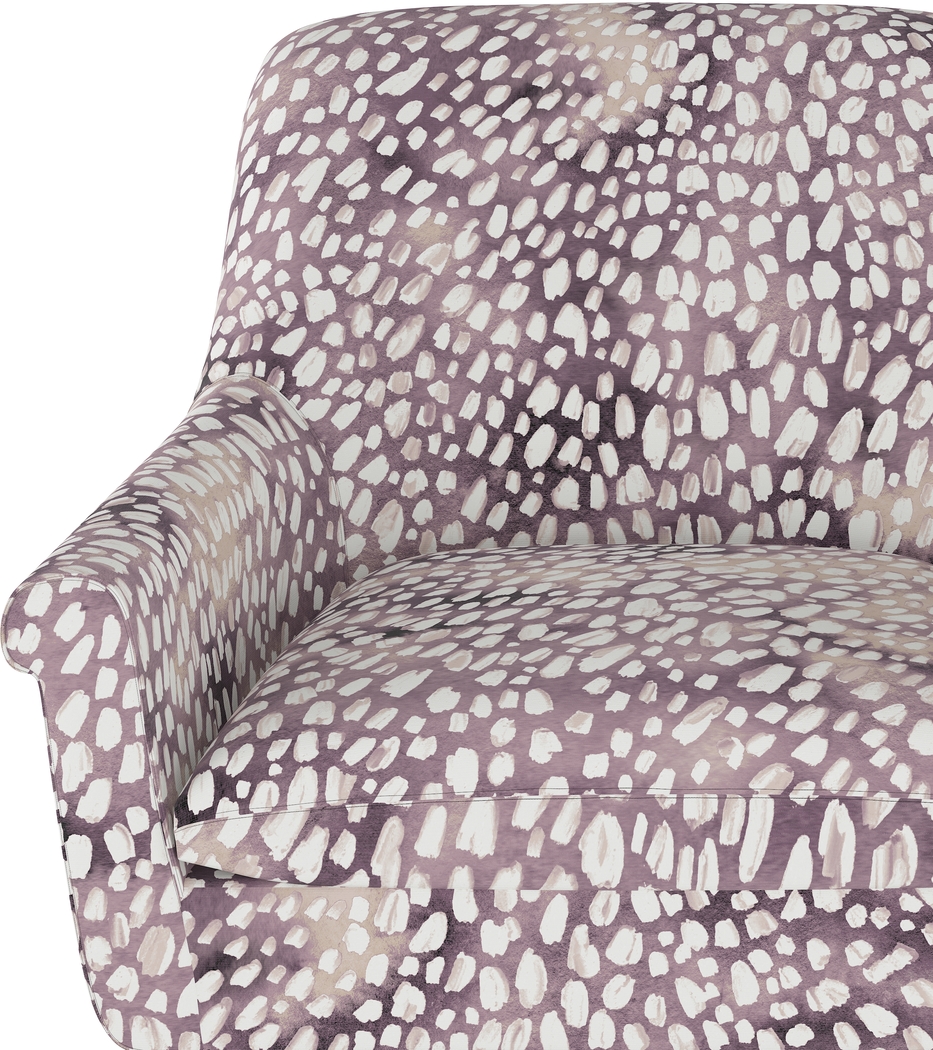 Elonian Mauve Accent Chair - Thumbnail - Image 5