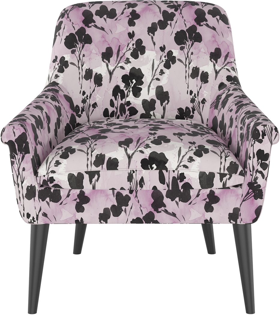 Elonian Purple Accent Chair - Thumbnail - Image 2
