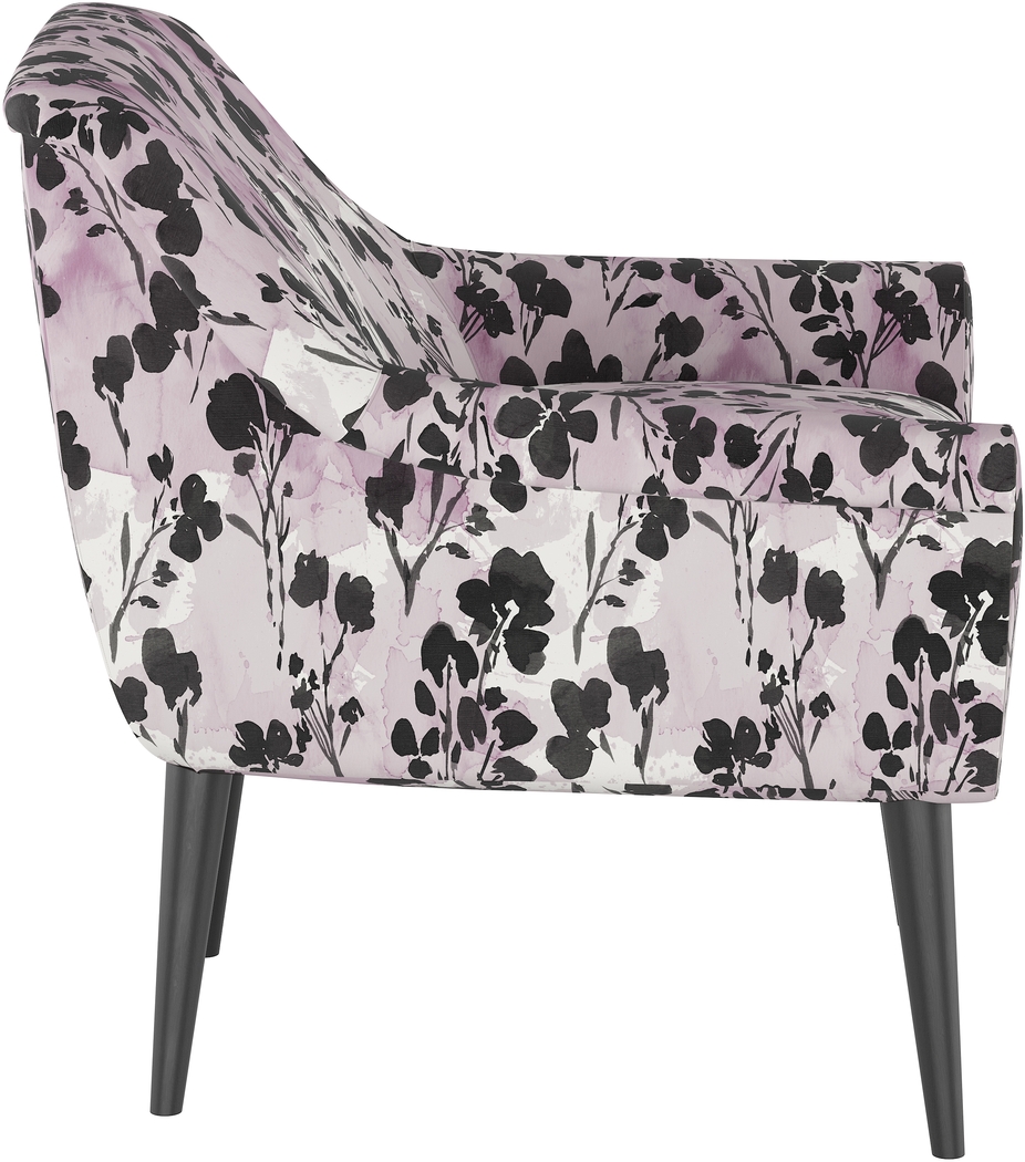Elonian Purple Accent Chair - Thumbnail - Image 3