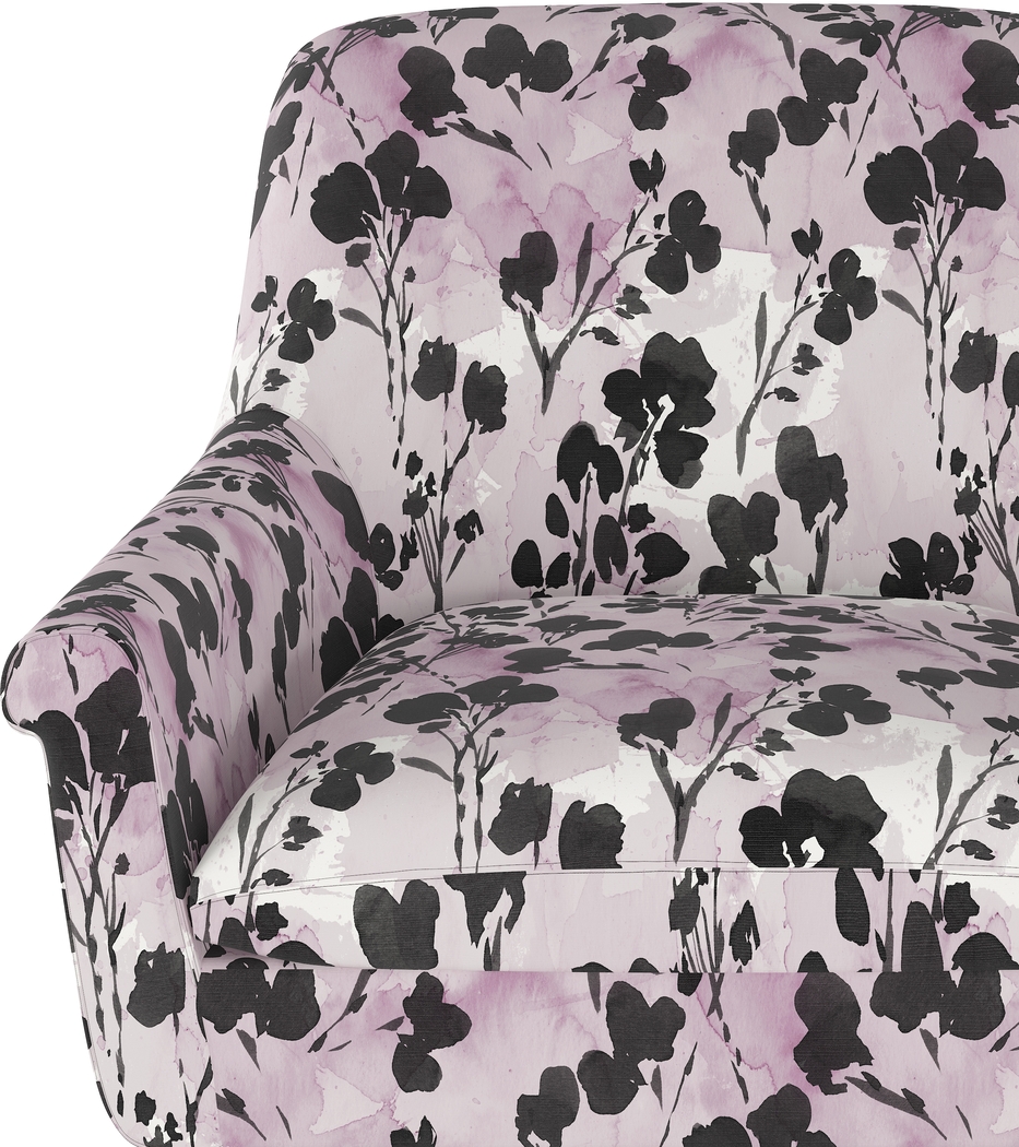 Elonian Purple Accent Chair - Thumbnail - Image 5
