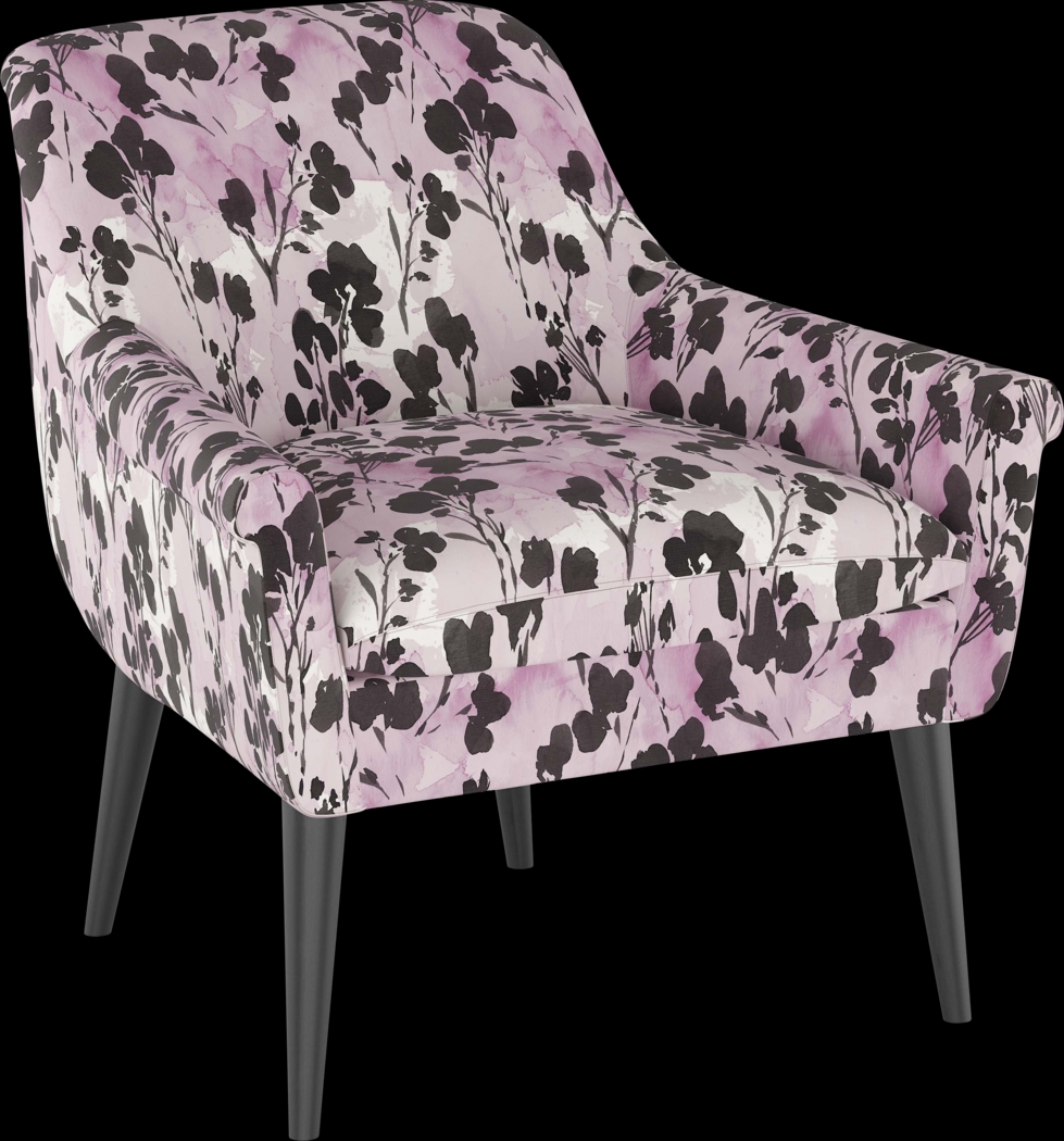 Elonian Purple Accent Chair - Thumbnail - Image 1