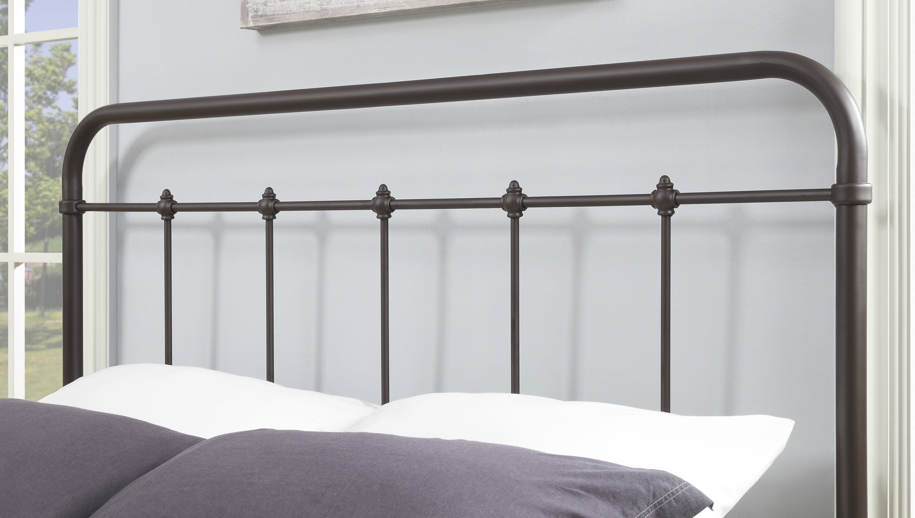 Elora Brown Queen Bed - Thumbnail - Image 5