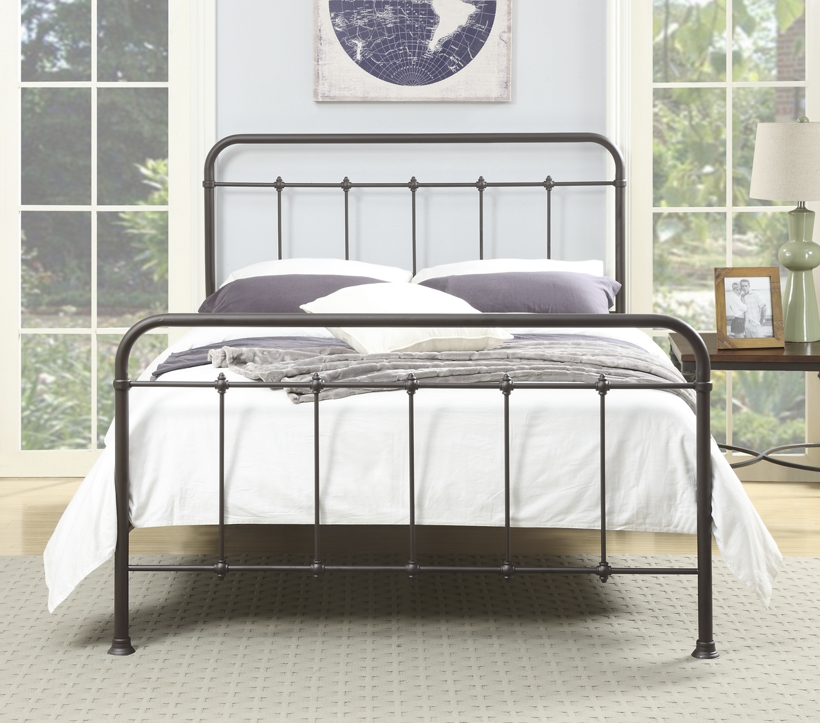 Elora Brown Queen Bed - Thumbnail - Image 7