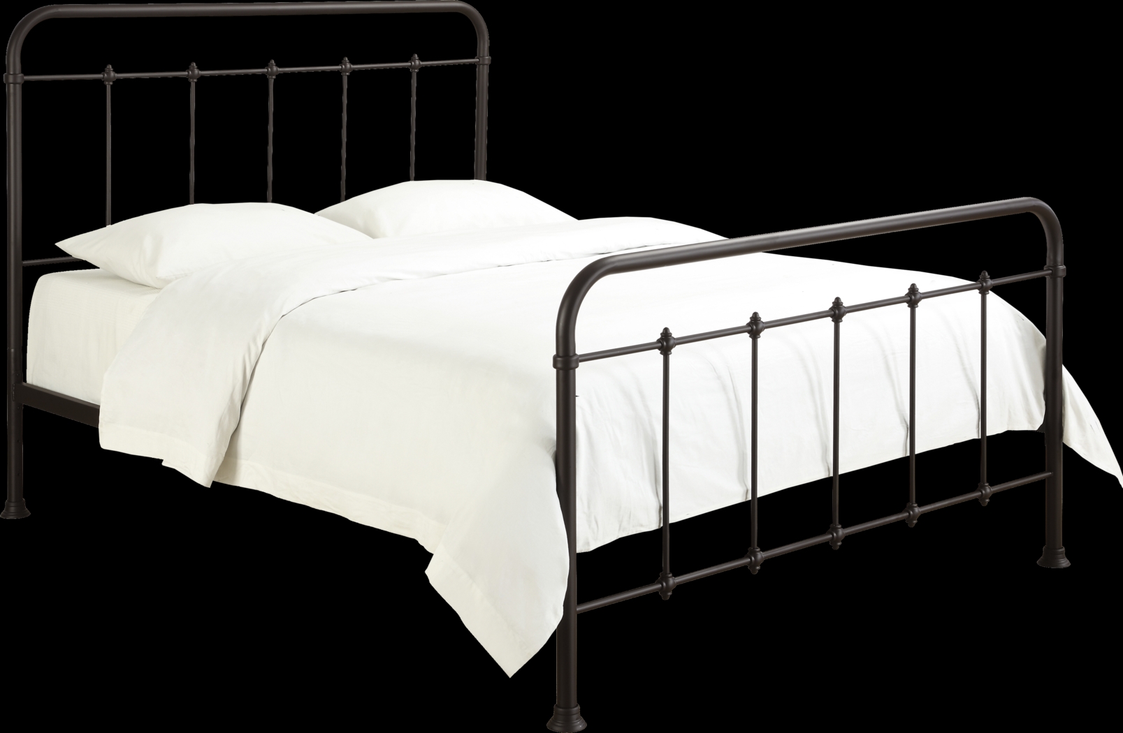 Elora Brown Queen Bed - Thumbnail - Image 1