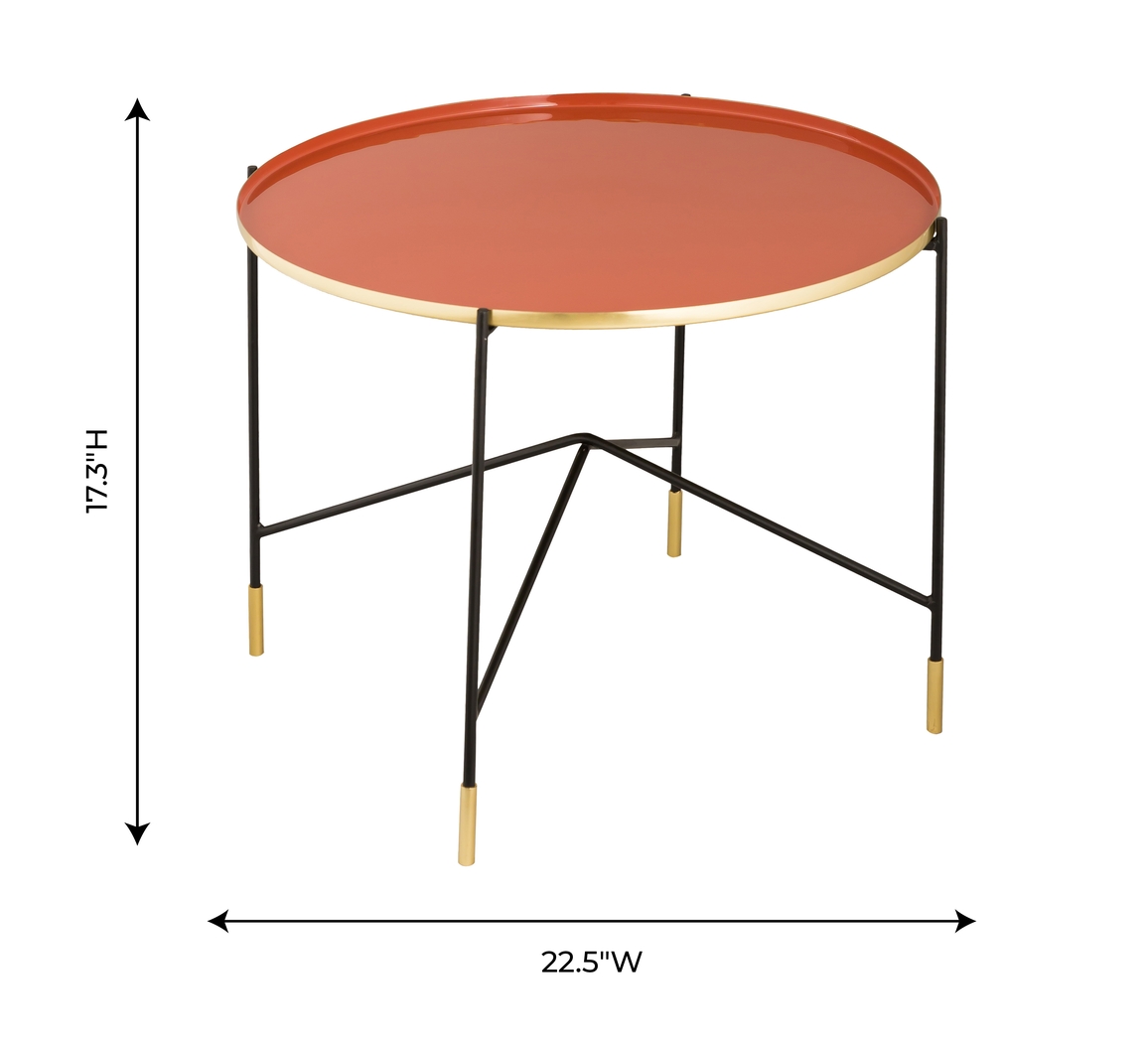 Elorane Red Cocktail Table - Thumbnail - Image 8