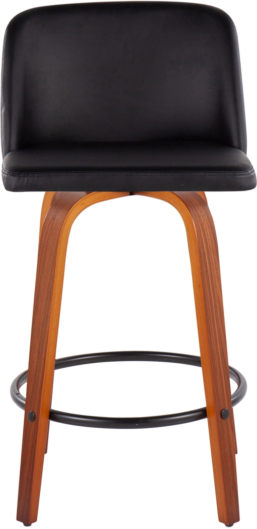 Elorena I Black Counter Height Stool, Set of 2 - Thumbnail - Image 6