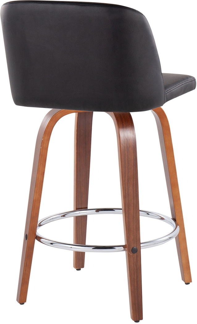 Elorena II Black Counter Height Stool, Set of 2 - Thumbnail - Image 4