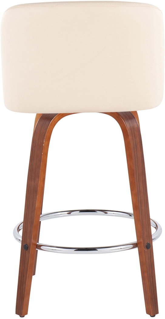 Elorena II Cream Counter Height Stool, Set of 2 - Thumbnail - Image 5