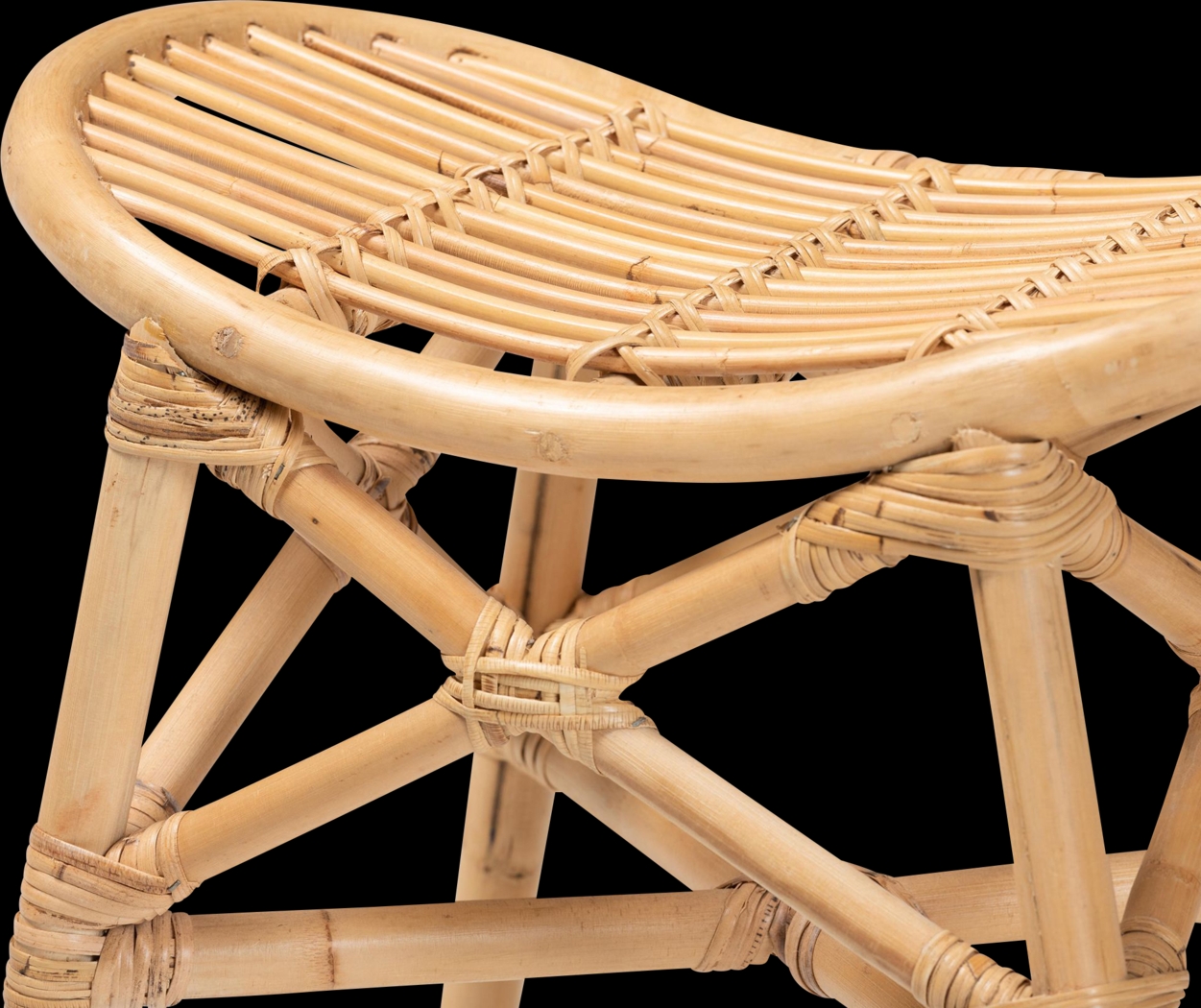 Eloriza Brown Footstool - Thumbnail - Image 4