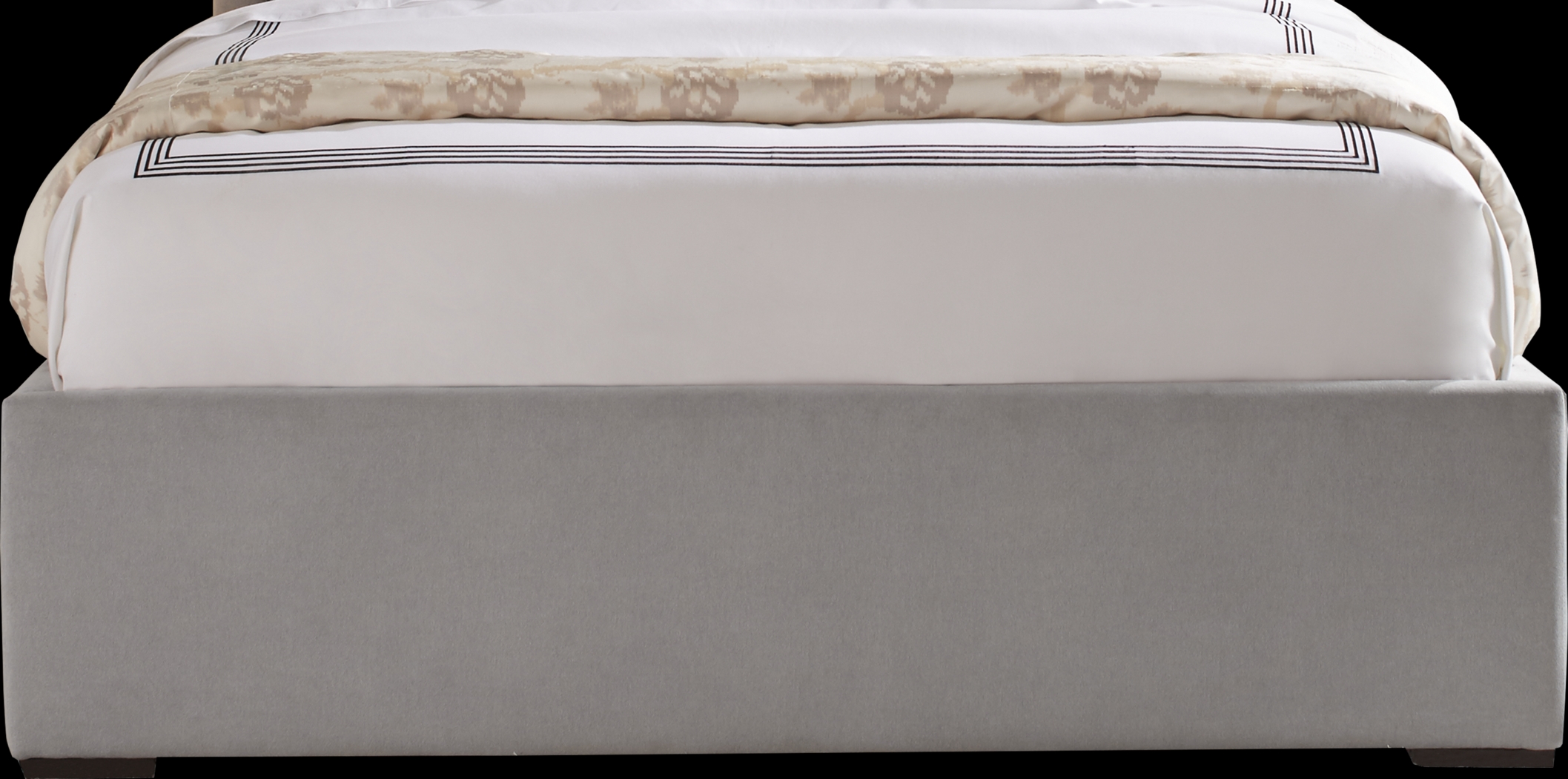 Elridge Dove Gray 3 Pc King Upholstered Bed - Thumbnail - Image 4