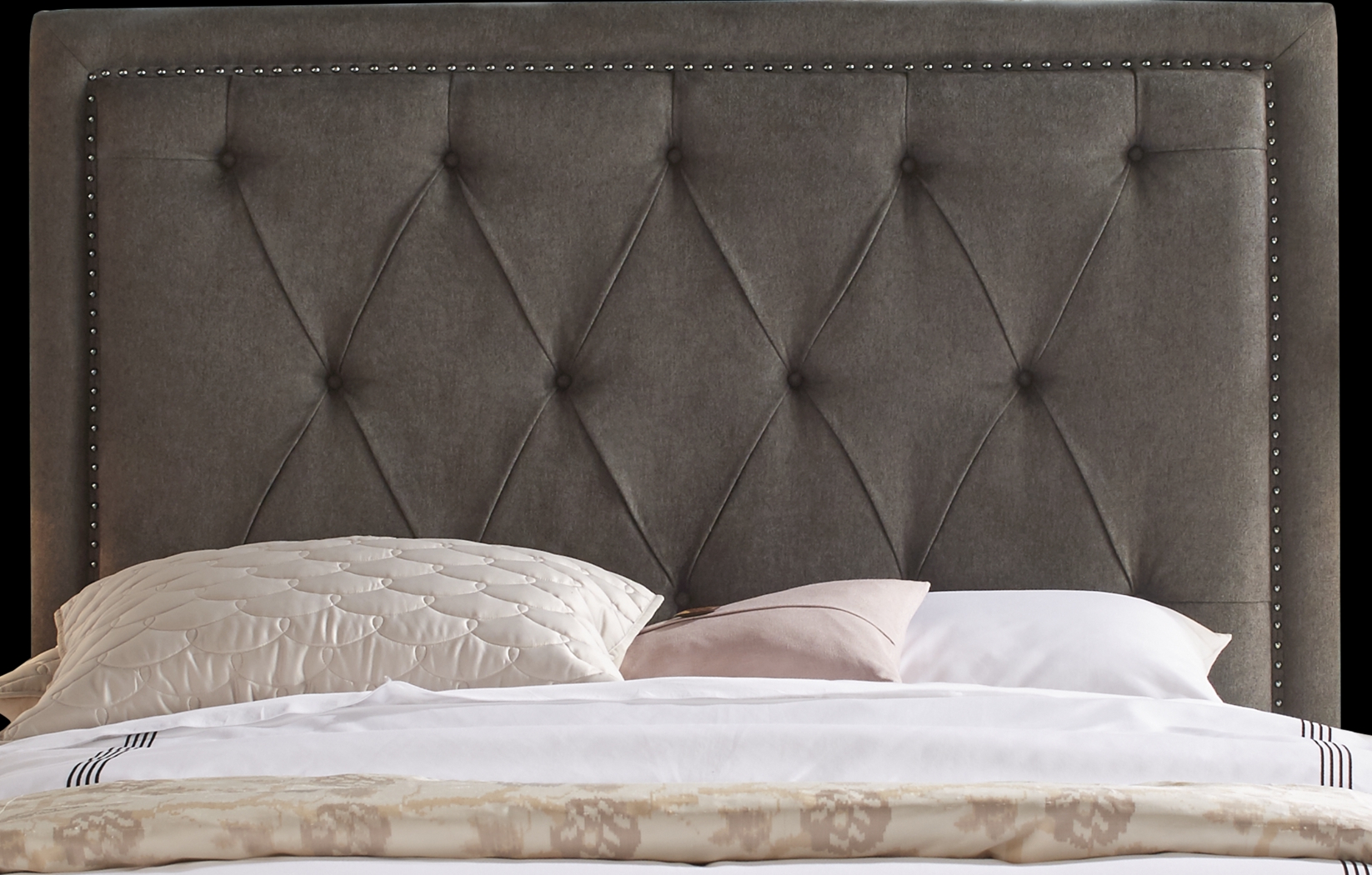 Elridge Granite 3 Pc King Upholstered Bed - Thumbnail - Image 3