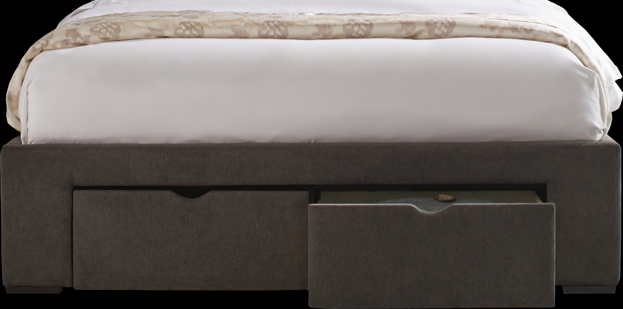 Elridge Granite 3 Pc Queen Upholstered Bed with 4 Drawer Storage - Thumbnail - Image 4