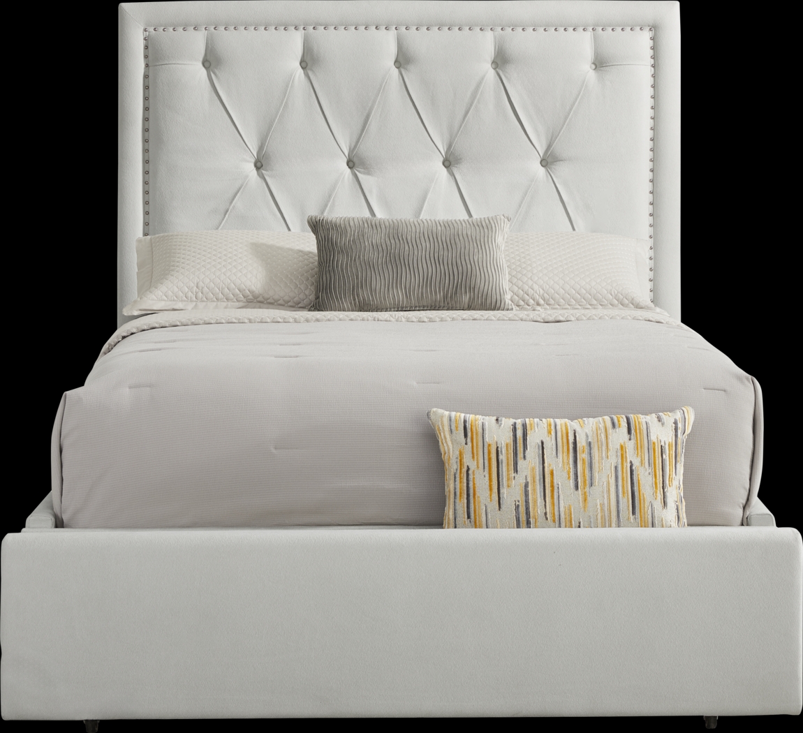 Elridge II Gray 3 Pc King Upholstered Storage Bed - Thumbnail - Image 1