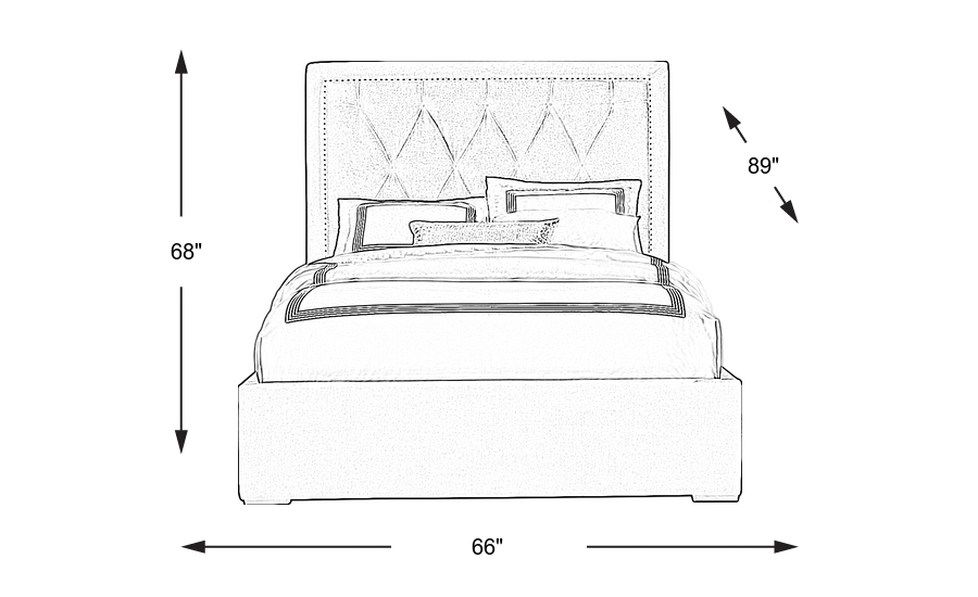 Dimension Image. Please refer to the Dimension Tab on this page for dimension details.