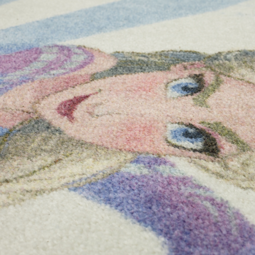 Kids Disney Elsa Spell Blue 5' Round Rug - Thumbnail - Image 5