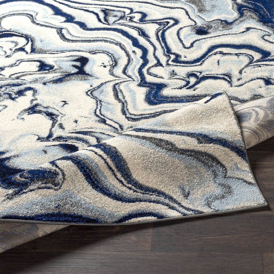 Elseina II Blue 5'3 x 7'3 Rug - Thumbnail - Image 3