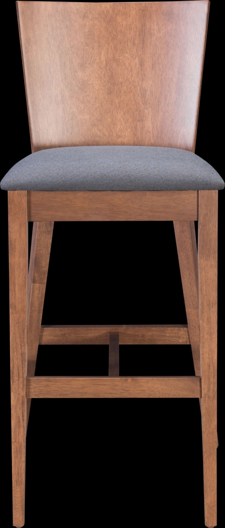 Elsepth Walnut Barstool, Set of 2 - Thumbnail - Image 3