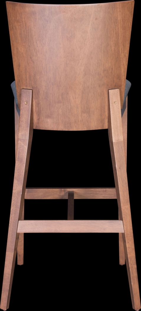 Elsepth Walnut Barstool, Set of 2 - Thumbnail - Image 4