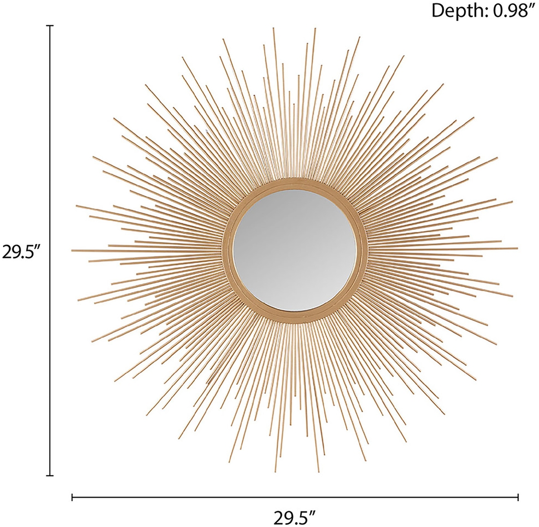 Elsereno Gold Accent Mirror - Thumbnail - Image 2