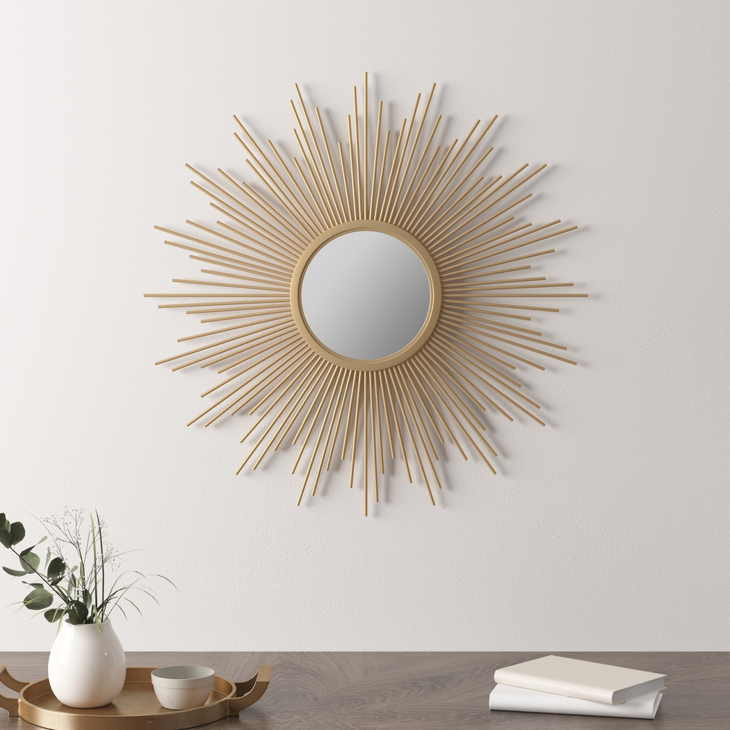 Elsereno Gold Accent Mirror - Thumbnail - Image 3