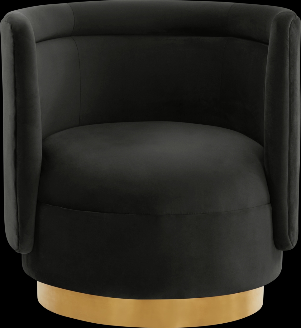 Elsey Lane Black Accent Chair - Thumbnail - Image 2