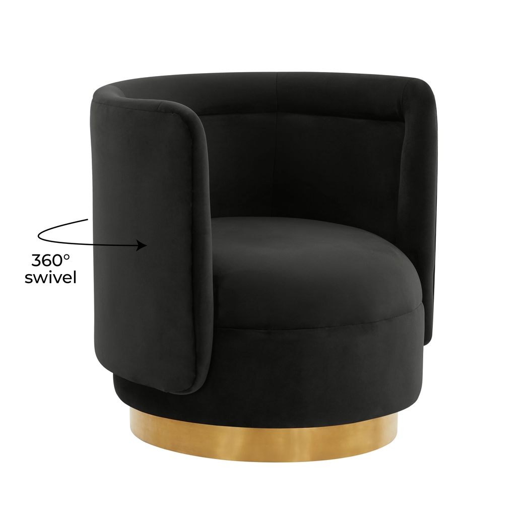 Elsey Lane Black Accent Chair - Thumbnail - Image 5