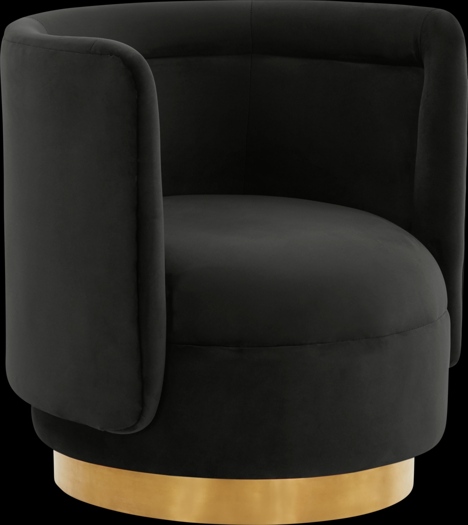 Elsey Lane Black Accent Chair - Thumbnail - Image 1