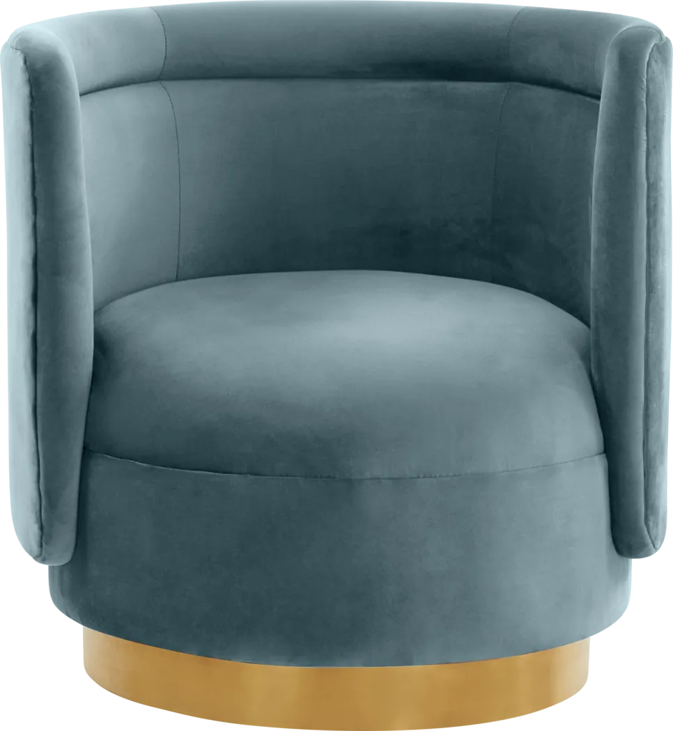 Elsey Lane Blue Accent Chair - Thumbnail - Image 2