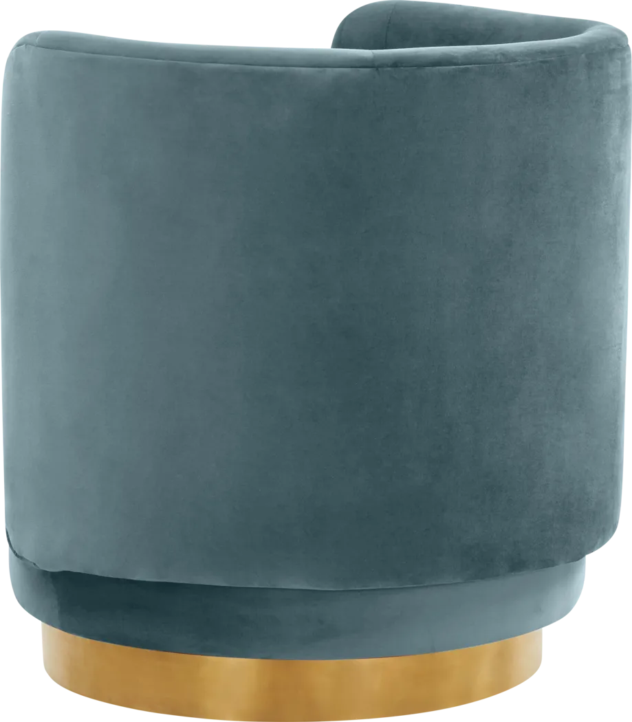 Elsey Lane Blue Accent Chair - Thumbnail - Image 3