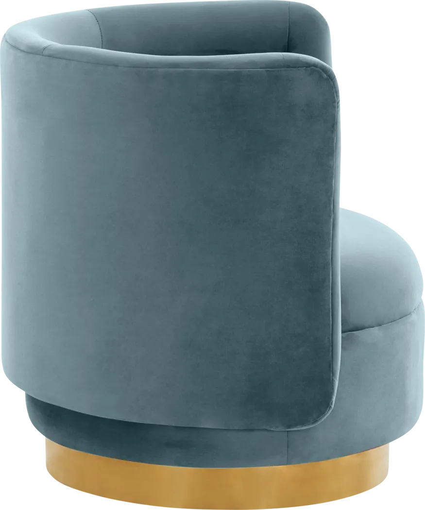 Elsey Lane Blue Accent Chair - Thumbnail - Image 4