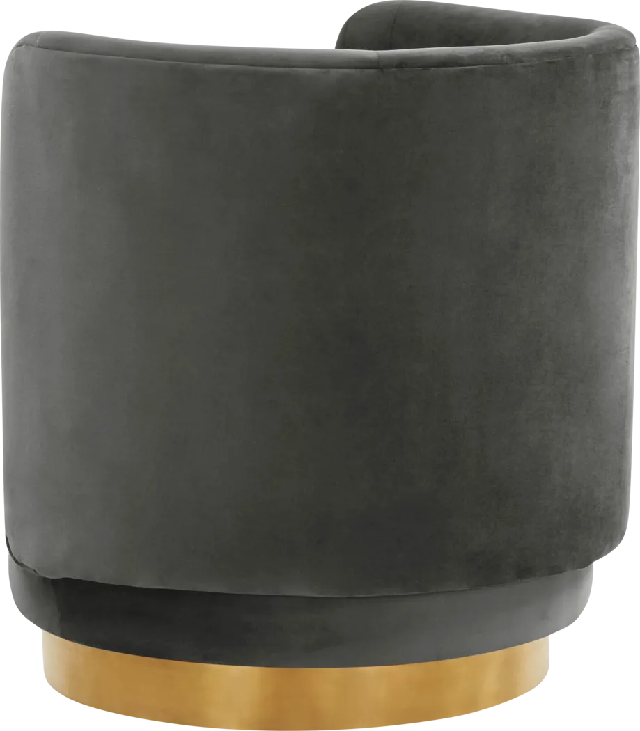 Elsey Lane Dark Gray Accent Chair - Thumbnail - Image 3