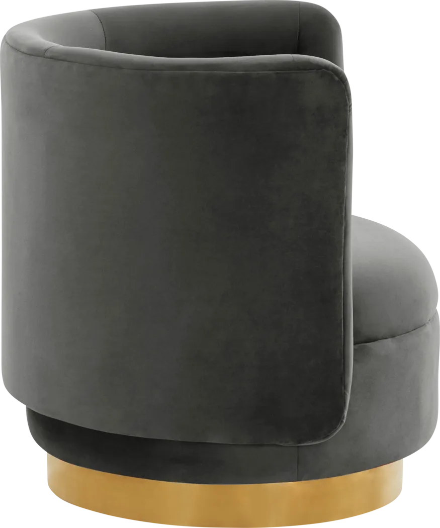 Elsey Lane Dark Gray Accent Chair - Thumbnail - Image 4