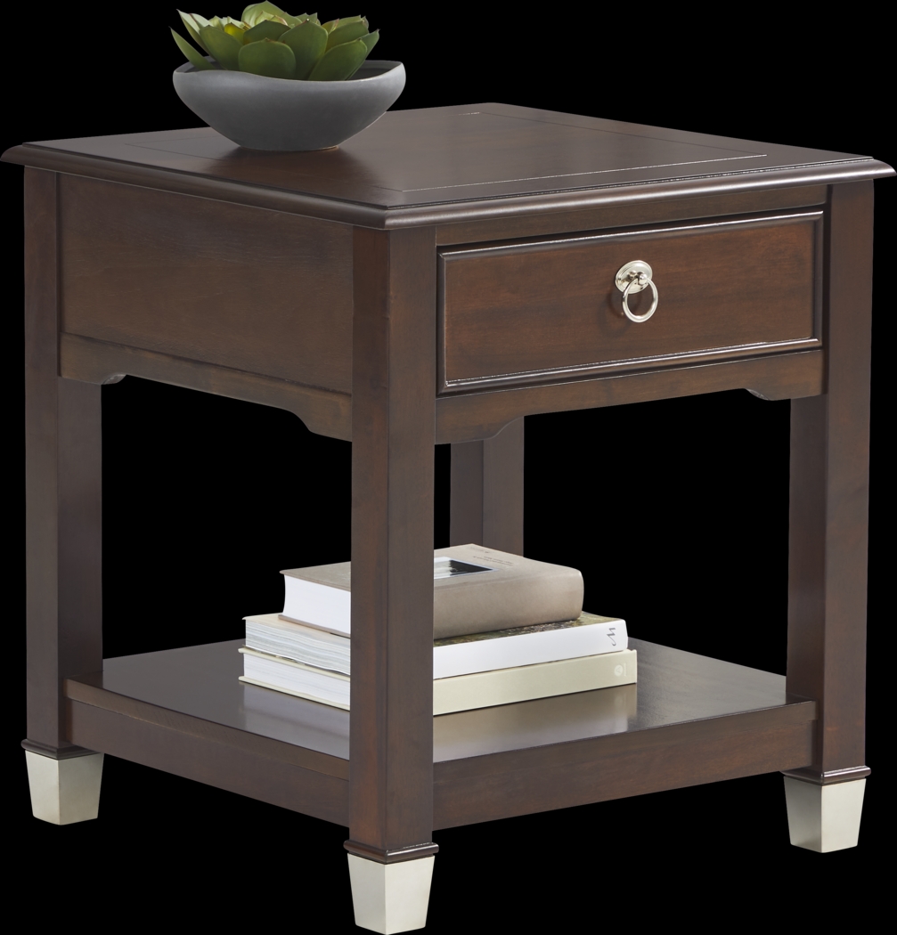 Elshan Walnut End Table - Thumbnail - Image 2
