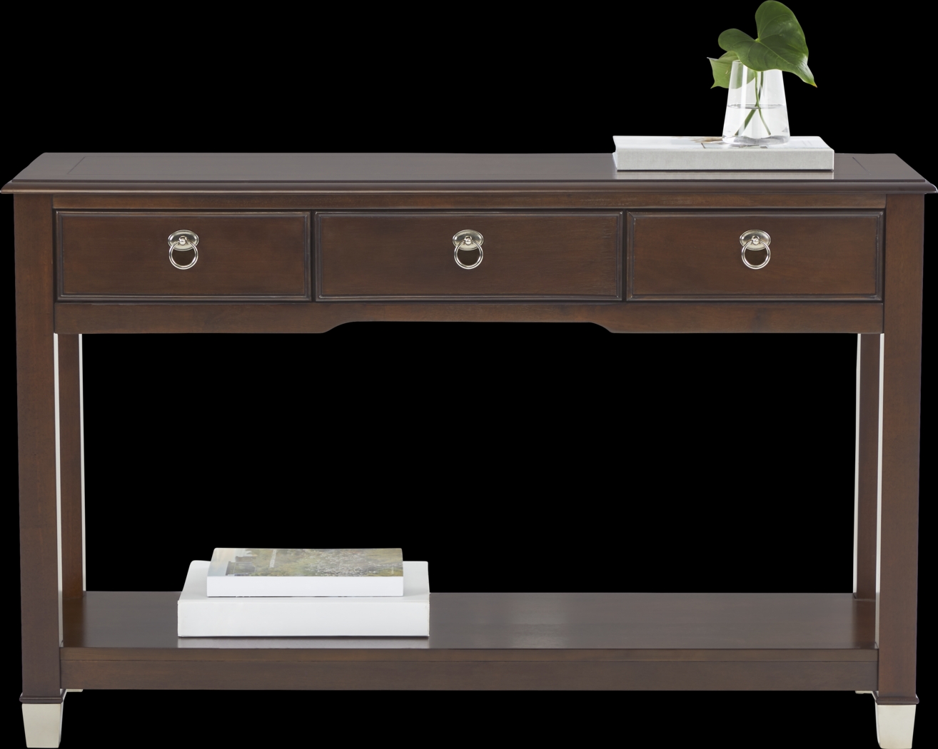 Elshan Walnut Sofa Table - Thumbnail - Image 3