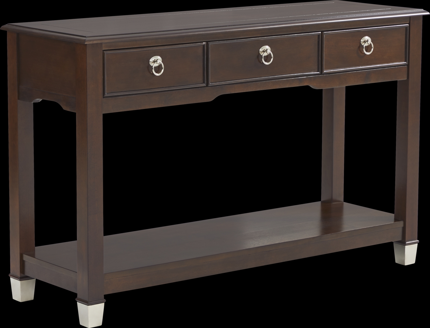 Elshan Walnut Sofa Table - Thumbnail - Image 1